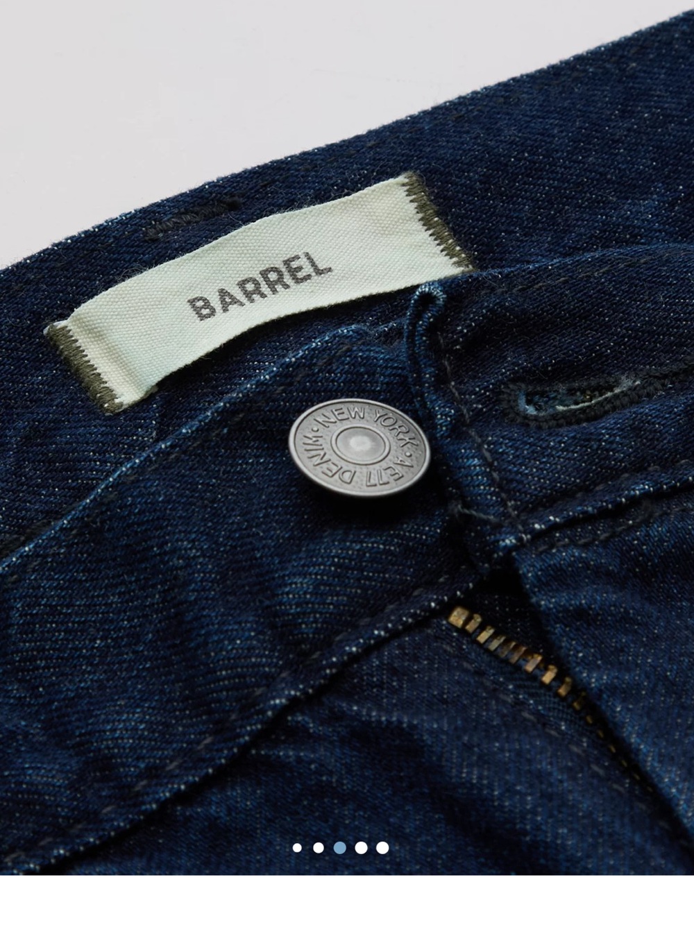 American Eagle AE77 Premium Dark Blue Women’s Barrel Jeans - Picture 10 of 12
